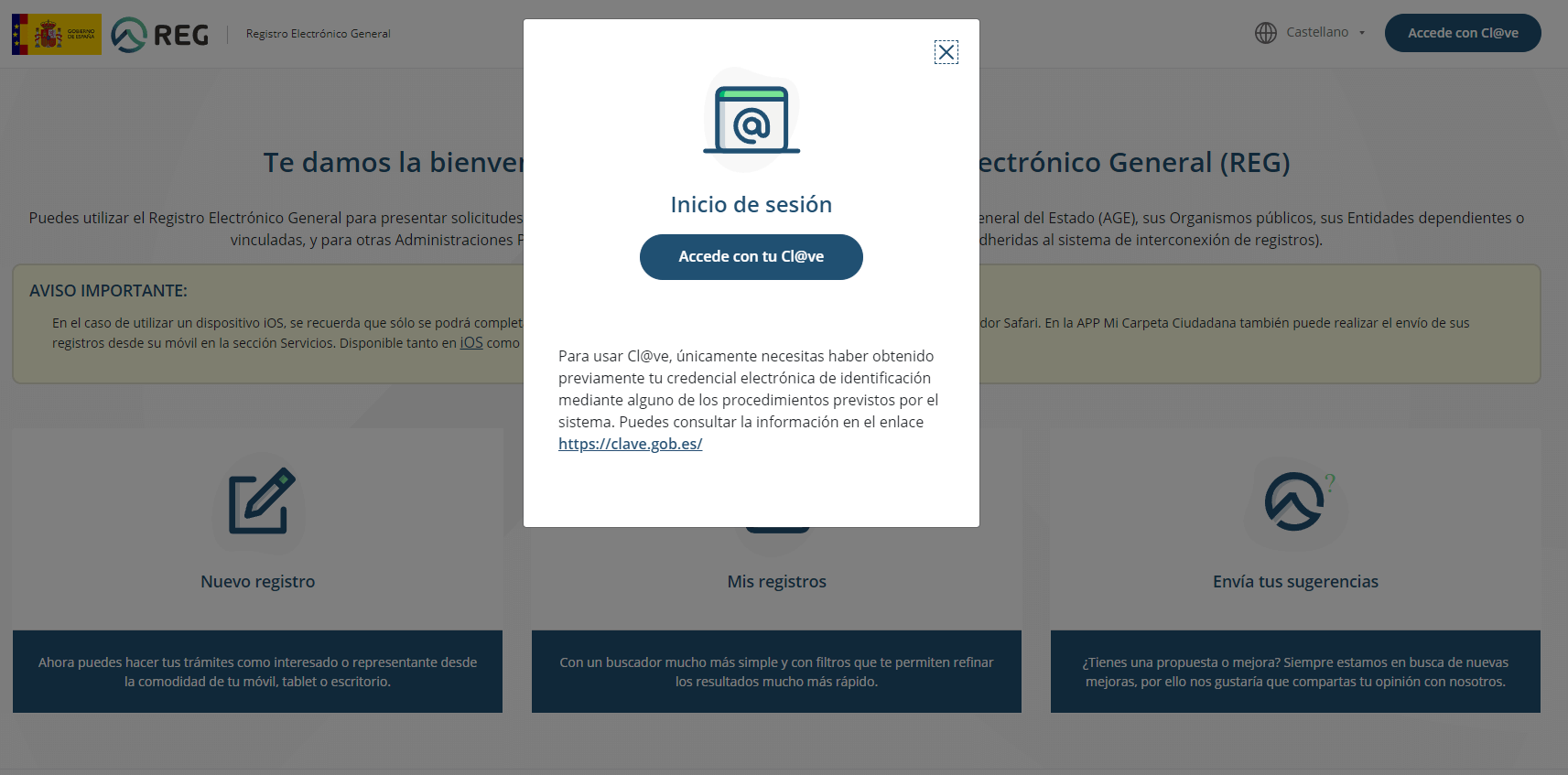 Paso 2 tutorial plataforma REG